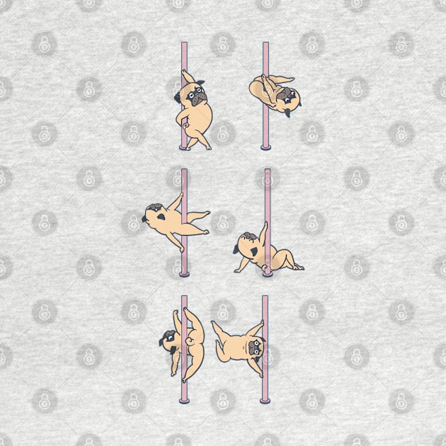 Pugs Pole Dancing Club by huebucket